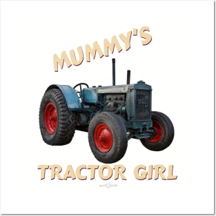 Mummy's tractor girl Posters and Art